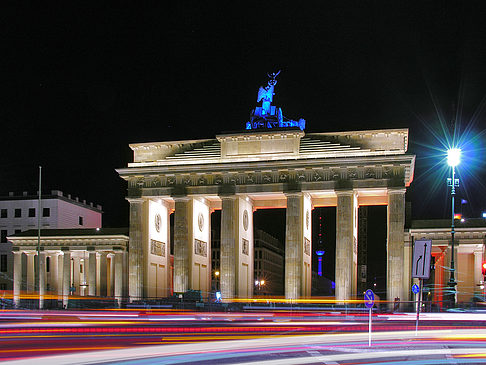 Brandenburger Tor bei Nacht Fotos