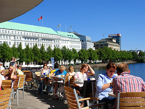 Foto Brunchterrasse auf dem Alster Pavillon