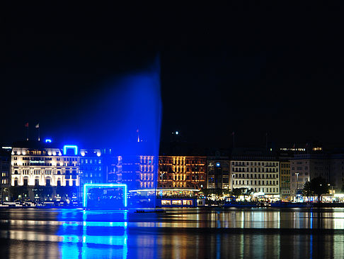 Foto Fontäne auf der Binnenalster