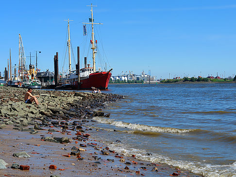 Fotos Strand und Hafen von Övelgönne | Hamburg