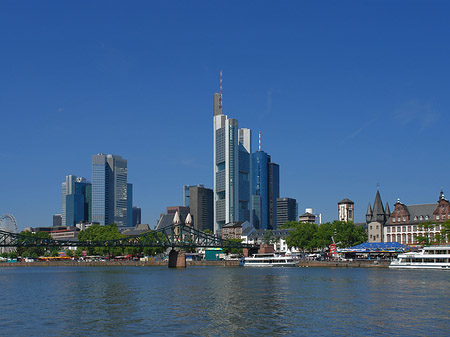 Foto Skyline von Frankfurt mit Saalhof