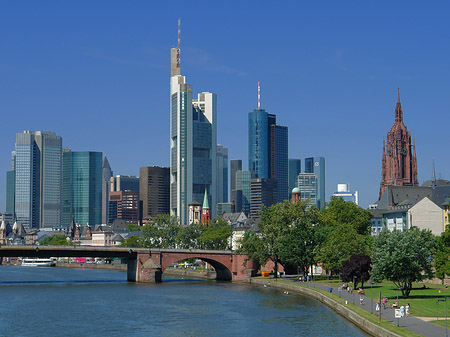 Foto Skyline von Frankfurt