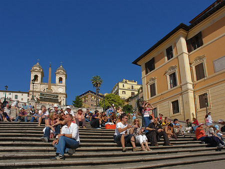 Fotos Treppe mit Kirche